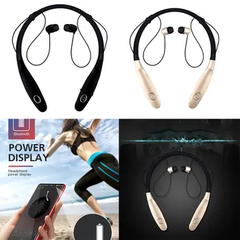 

2019 New Bluetooth Earphone Wireless Headphones Running Sports Bass Sound Cordless Earphone With Microphone For Phone