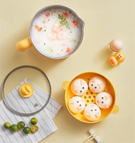 미니 전기 멀티 쿠커, 휴대용 전기 전골 요리 기계, 전기 노란색 샐리 브라운 냄비, 주양 조영, 220V 3