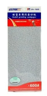

U-STAR UA-1609 Self-Adhesive Sandpaper Sheets (4pcs: 4x #600) #UA-1609