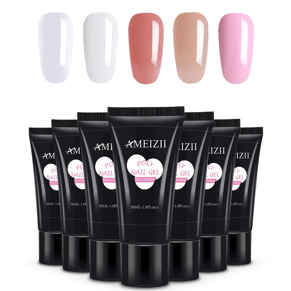 

AMEIZII Rapid Extension Of Crystal Glue Poly Gel Solid Paperless Extension Cream Phototherapy Removable Painless Vernis TSLM2