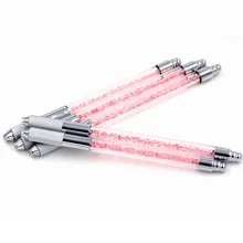 Постоянный макияж бровей вышивка губ ручка-держатель игл с розовыми кристаллами оборудование для микроблейдинга 5 шт