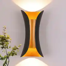 6 Вт COB светодиодный настенный светильник водонепроницаемый настенный светильник для помещений, улицы, сада, крыльца, ванной комнаты, коридора, светильник ing, современный алюминиевый настенный светильник