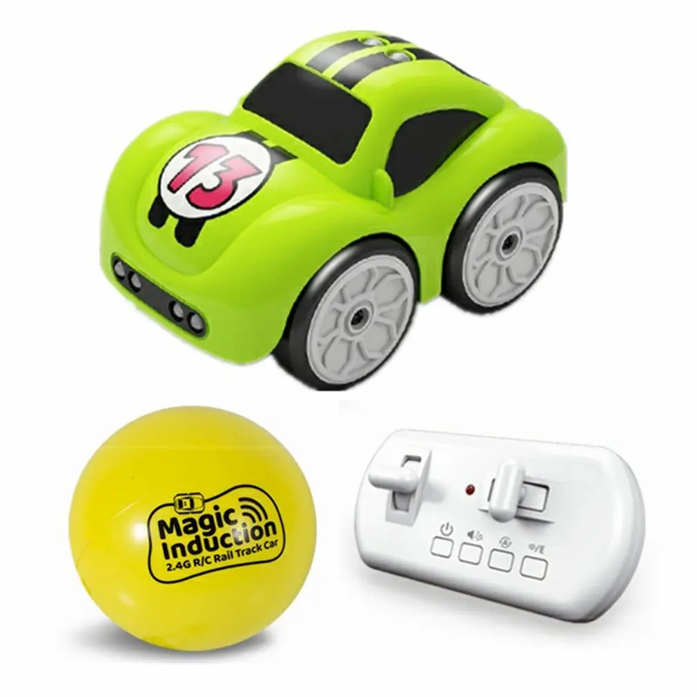 RC Intelligent Sensor Remote Control Cartoon Mini Car Radio Controlled Electric Cars Mode Smart Music Light Toys for Children | Игрушки и