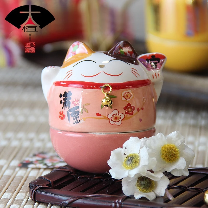 Lucky cat Лидер продаж Товары рождественские подарки миниатюрная статуя камера bambina украшения дома аксессуары для гостиной