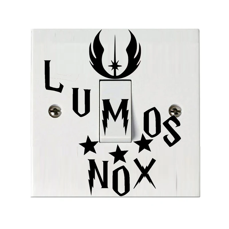 Lumos Nox мультфильм DIY стикер на стену s для детской спальни гостиной настенный декор комнаты Украшение стены стикер домашний декор