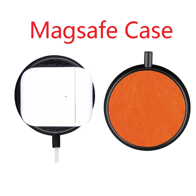 

New Luxury Leather For iPhone 12 Pro Max 12 Mini 11 XsMax XR Wireless Charging For Airpods Magsafe Case Strong Protective Cover