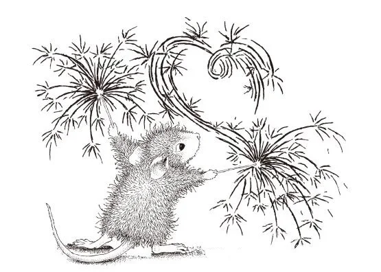 Прозрачный силиконовый штамп/печать мыши для скрапбукинга своими