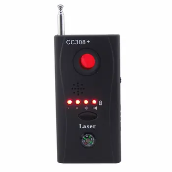 

Anti Spy Wireless GPS Signal Detector Camera GSM RF Audio Bug Lens Full Range Tracker Finder Device Privacy Security US EU Plug