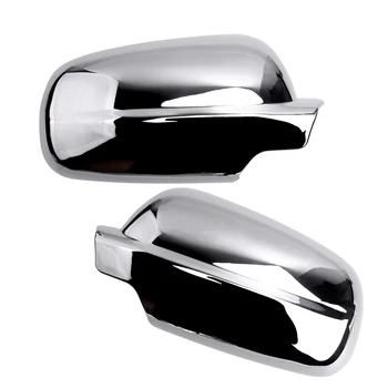 

1Pair Chrome Style Side Mirror Cover Trim Shell Fit For VW Jetta Bora Golf Polo MK4 Passat B5 1998 1999 2000 2001 2002 2003 2004