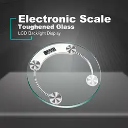 Электронные весы бытовые весы для ванной комнаты ЖК-дисплей закаленное стекло подсветка цифровой дисплей весы распродажа