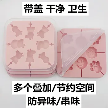 

DIY Candy Mold Cartoon Silicone Ice Cream Mould Chocolate Fondant Candy Pudding Tool Popsicle Maker Kitchen Decoration Tool