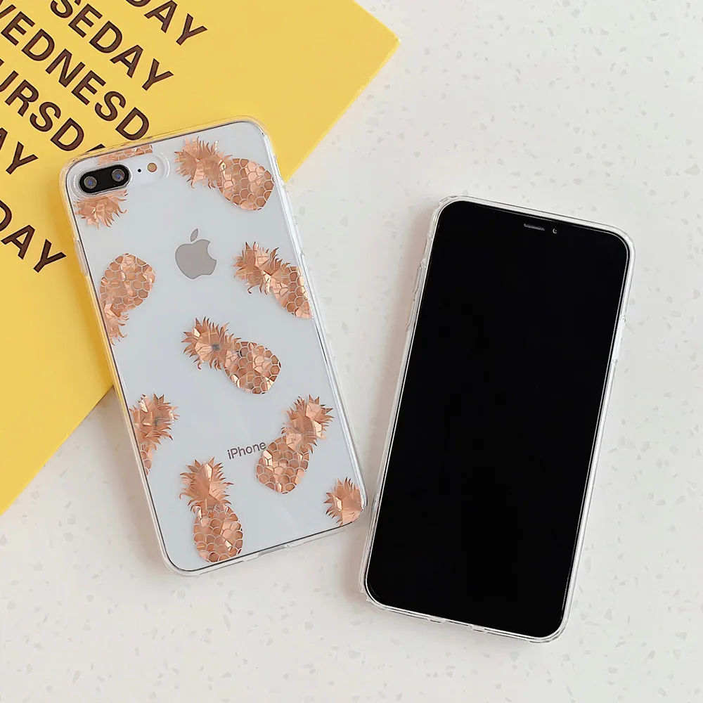 Netarlier Новое поступление прозрачный IMD чехол для iPhone8 7 Plus X XR Xs Max гальванический