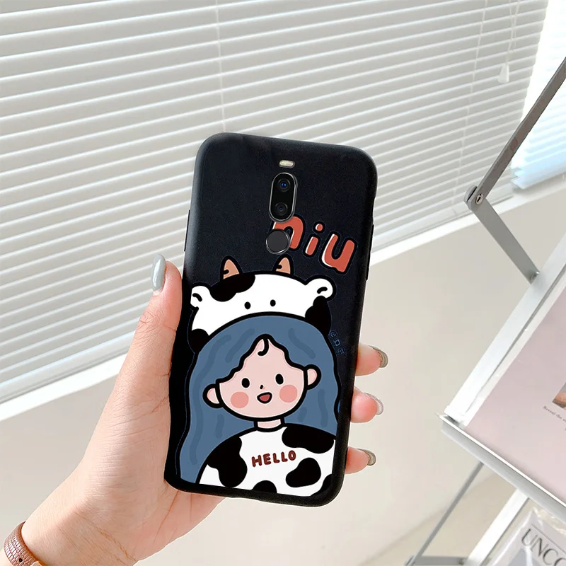 Cute Animal Pattern Phone Cover For Meizu X8 Case Cartoon Soft Silicone Painted Shell Shockproof Protection Bags 