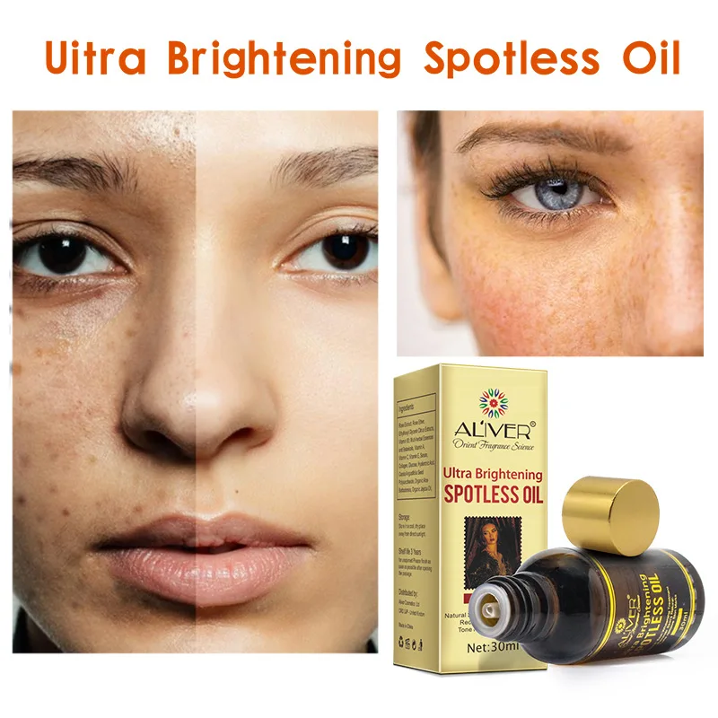 

ALIVER Whitening Rose Essential Oils Massage Oil Blemish Facial Oil Freckle Moisturizing Skin Repair Massage Oil 30ml TSLM1