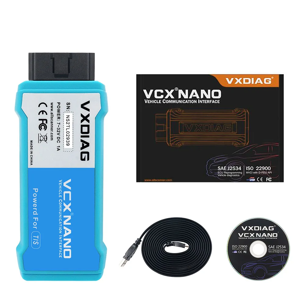 VXDIAG NANO диагностический инструмент для программного обеспечения Toyota TIS V14 Techstream Wi-Fi диагностический сканер для Lexus Поддержка год до