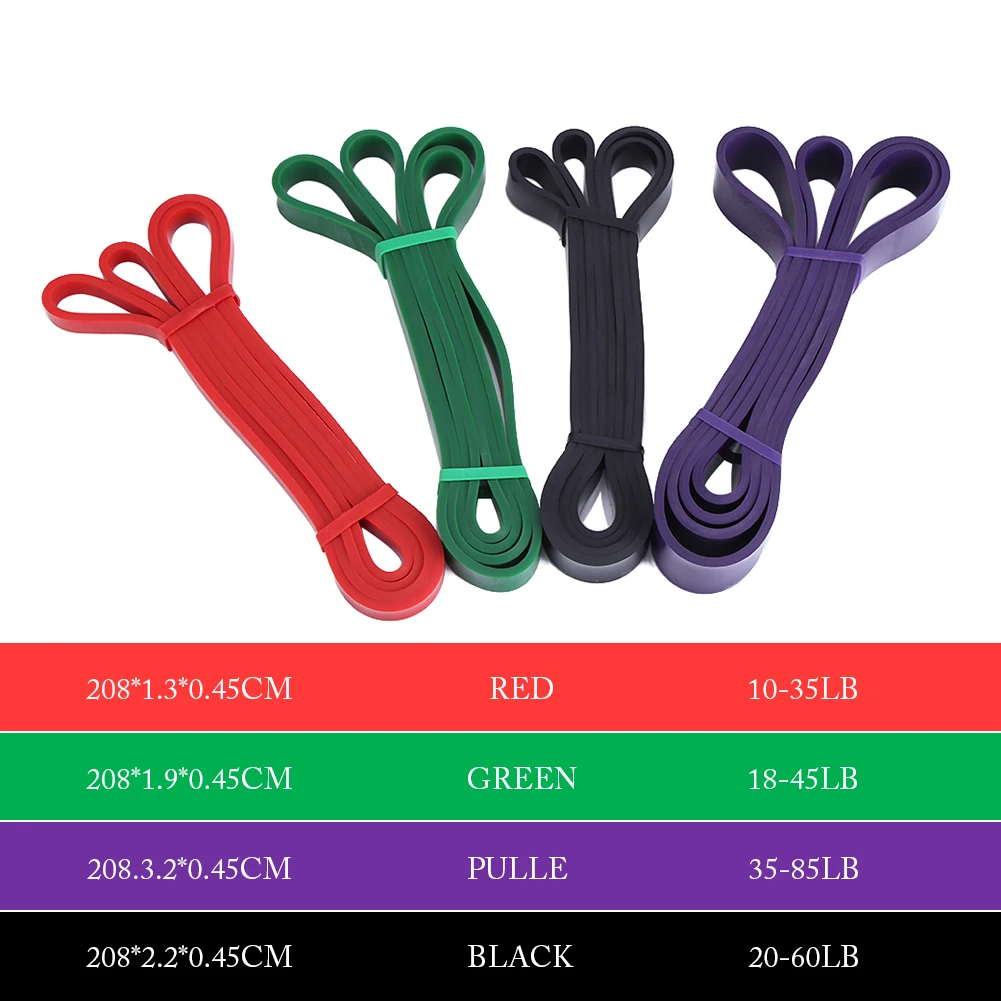 Anti slip Yoga Bands for Stretching Resistance Loop Bands Fitness Training Pull Rope Rubber Bands Yoga Exercise Gym Expander