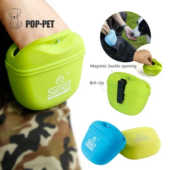 

Pet Dog Outdoor Food Container Portable Dogs Training Waist Bag Pet Walking Dog Food Dispenser Storage Pouch Food Reward