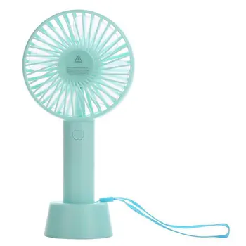 

Rechargeable Portable Handheld Fan Without Battery Mini Usb Fan Four Leaf Fan Design Third Gear Wind Speed Silent Operation