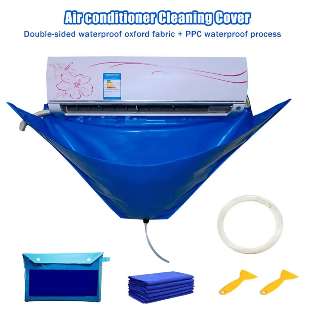 AirConditionerCleaningCoverWithWaterPipeWaterproofDust