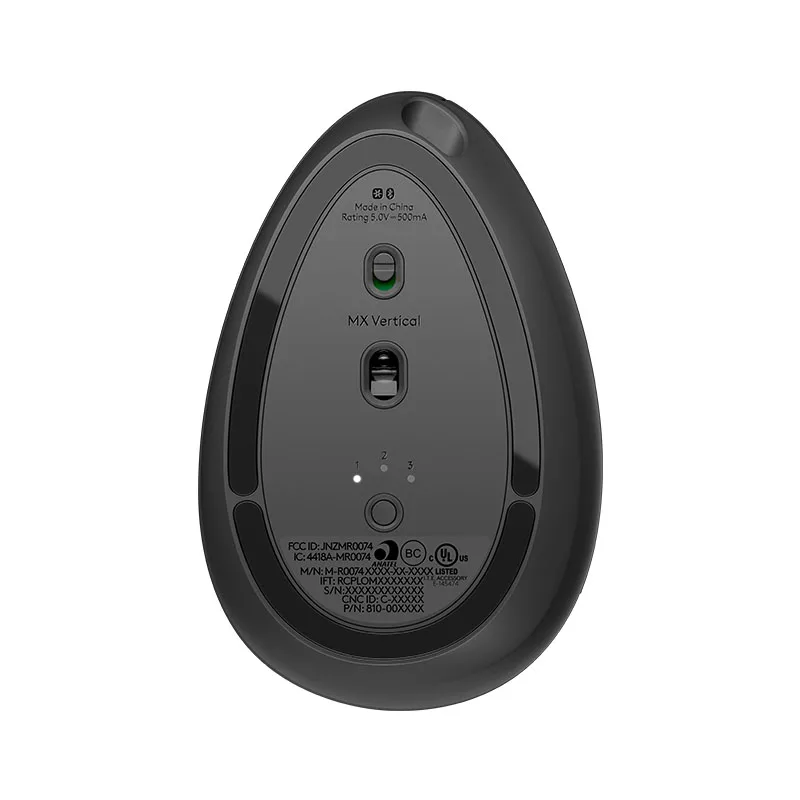  Logitech MX Vertical bluetooth mouse wireless mouse with logitech FLOW 2.4GHz USB nano for laptop p