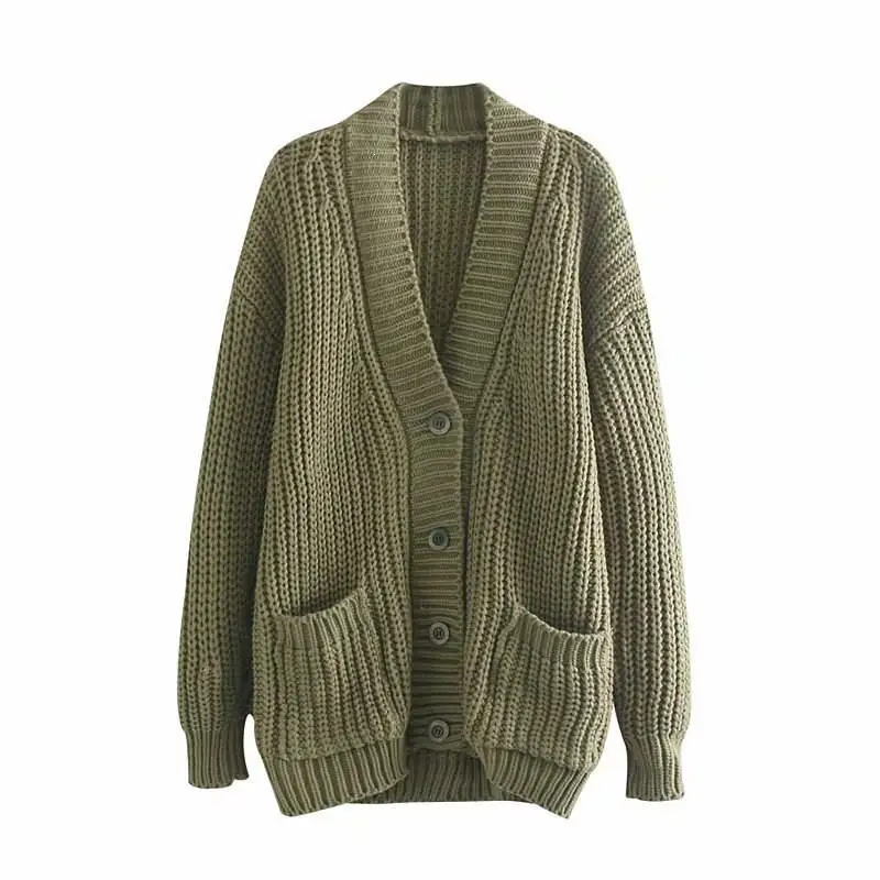 ^*Best Offers Autumn Winter Knitted Basic Cardigan Sweater Women Solid Casual Sweater Button Female Fashion Sweater