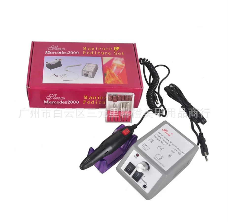 

Manicure Red Box 2000 Grinding Machine Polishing Nail Manicure Pedicure Set Manicure Resurrection Sander