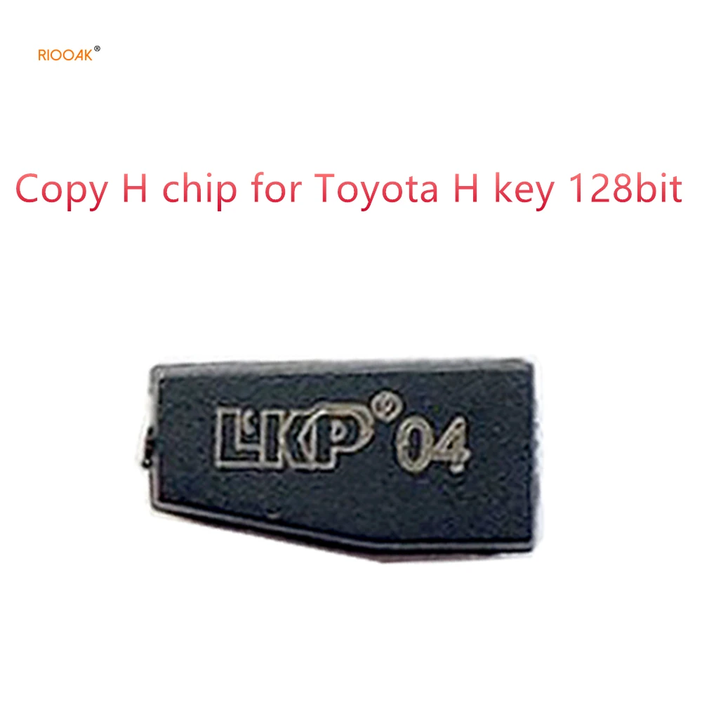 RIOOAK New 10PCS LKP04 Car Key Chips for Toyota 128 Bit Copy H Transponder Chip Support By Original for Tango Key Auto