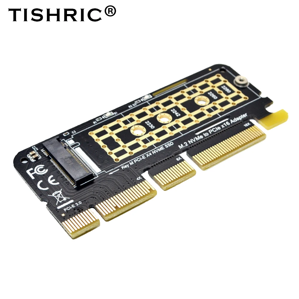 M.2 To PCI-E 3.0 4X 8X 16X LED Expansion Card Computer Adapter SSD Solid-state Drive Support NVME Hard Disk | Компьютеры и офис