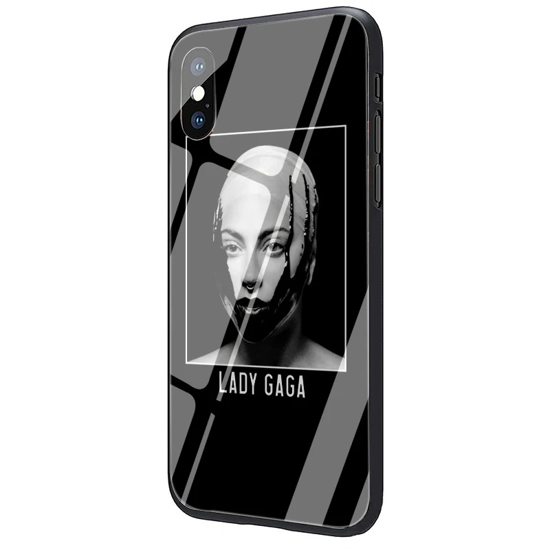 Чехол для телефона EWAU Lady Gaga из закаленного стекла для iPhone 5 5S SE 6 6s 7 8 Plus X XR XS 11 pro Max - Цвет: G12