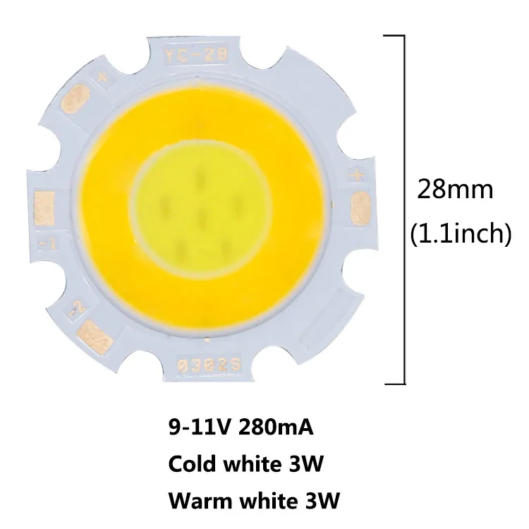 Two-color 6w 28mm Двухцветная круглая лампа 6 Вт/10 Вт/14 Вт/20 Вт/30 Вт/60 Вт, двойные лампы, светодиодный COB светильник, лампа, чип для светодиодной лампы, точечный светильник, светильник, диодные лампы - Испускаемый цвет: Two-color 6w 28mm