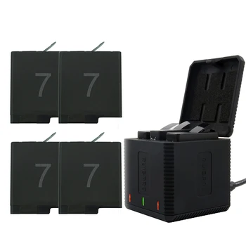 

Go Pro 8 Battery 3 Ports box Charger for GoPro battery 7 Black hero5 hero 6 batterie hero7 hero6 battery for gopro 5 battery