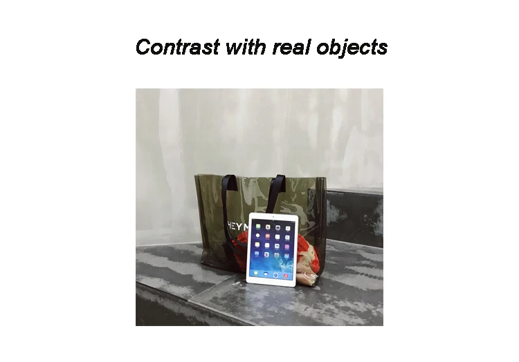 2021 Transparent PVC Handbag beach Shoulder bag Women New Trend Tote Hot Sale Jelly Color Plastic Clear Bag Large capacity