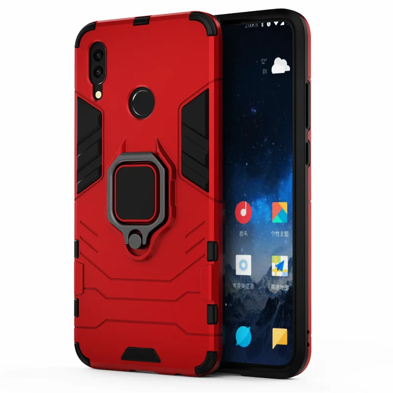 Custodia Antiurto Per Huawei P Smart 2019 Custodia Supporto Per Anello Custodia Per Huawei P Smart 2019 Psmart 2019 Pot-Lx3