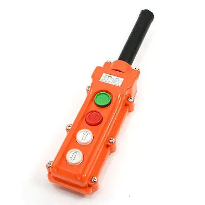 

ABS Housing Control Station 2 Way 4 Push Button Switch for Hoist