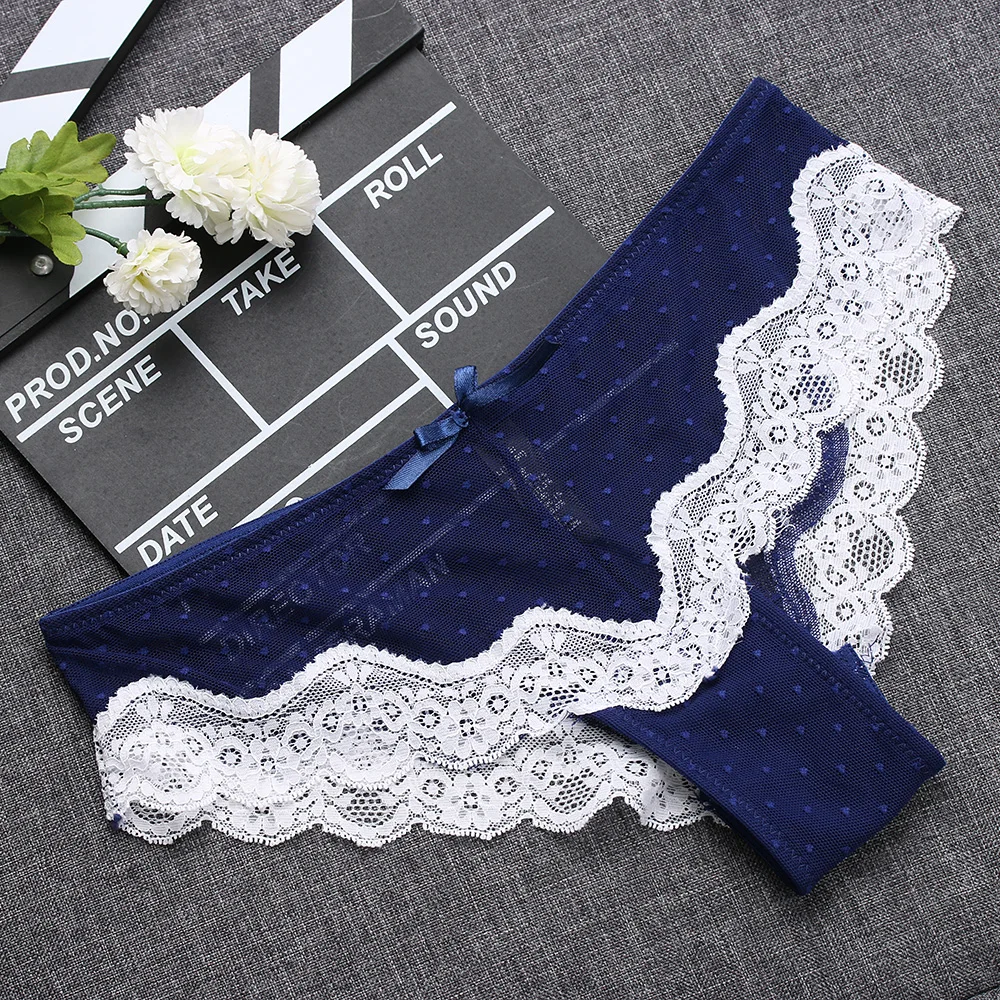 Sexy Lace Women Panties Fashion Underpants Tempting Pretty Briefs Cotton Low Waist Cute Women Underwear Hipster Lingrie