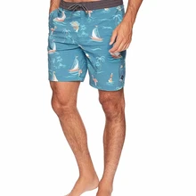 Популярные мужские свободные эластичные пляжные шорты по колено, быстросохнущие удобные мягкие дышащие тропические шорты для отдыха и плавания, большие размеры XXL