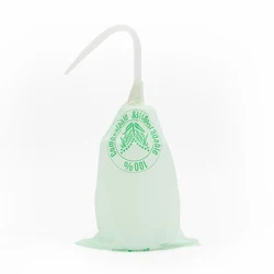 Compostabel & Biodegradable Tattoo clean bottle Covers Sleeves Bags For Tattoo Green Soap & Blue Soap Clean Barrier Bags 100Pcs