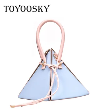 

TOYOOSKY Triangle Shape Crossbody Bags For Women 2020 Designer Shoulder Bags Famous Brand Girls Purse And Handbags Tote Bags