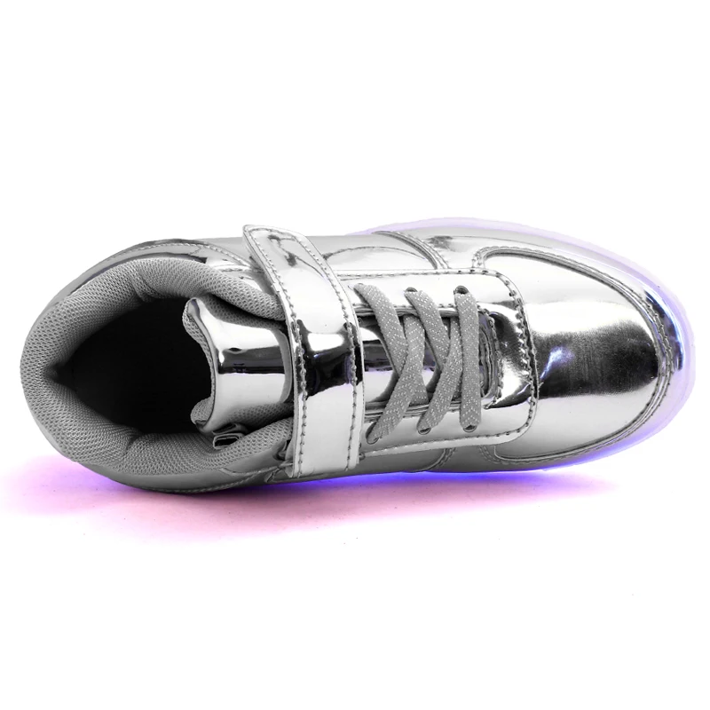 JawayKids Led Shoes for Child USB chargering Light Up Shoes for boys girls Glowing Christmas Sneakers