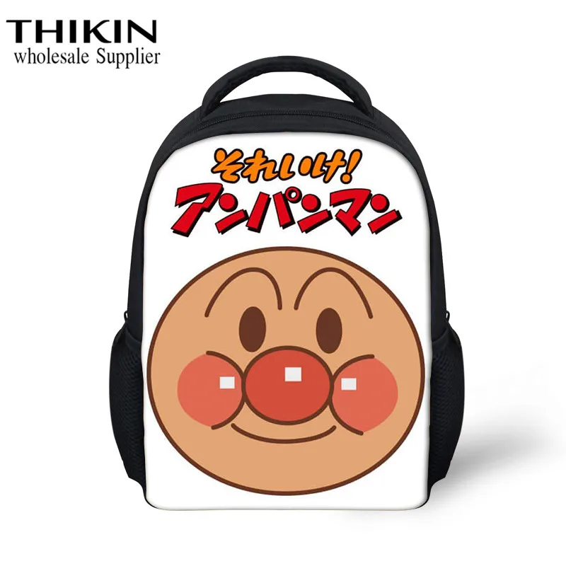 Тикин аниме Anpanman принт Дети дошкольного школьная сумка мультфильм маленький детский сад рюкзак дети мальчик девочка мини школьные сумки
