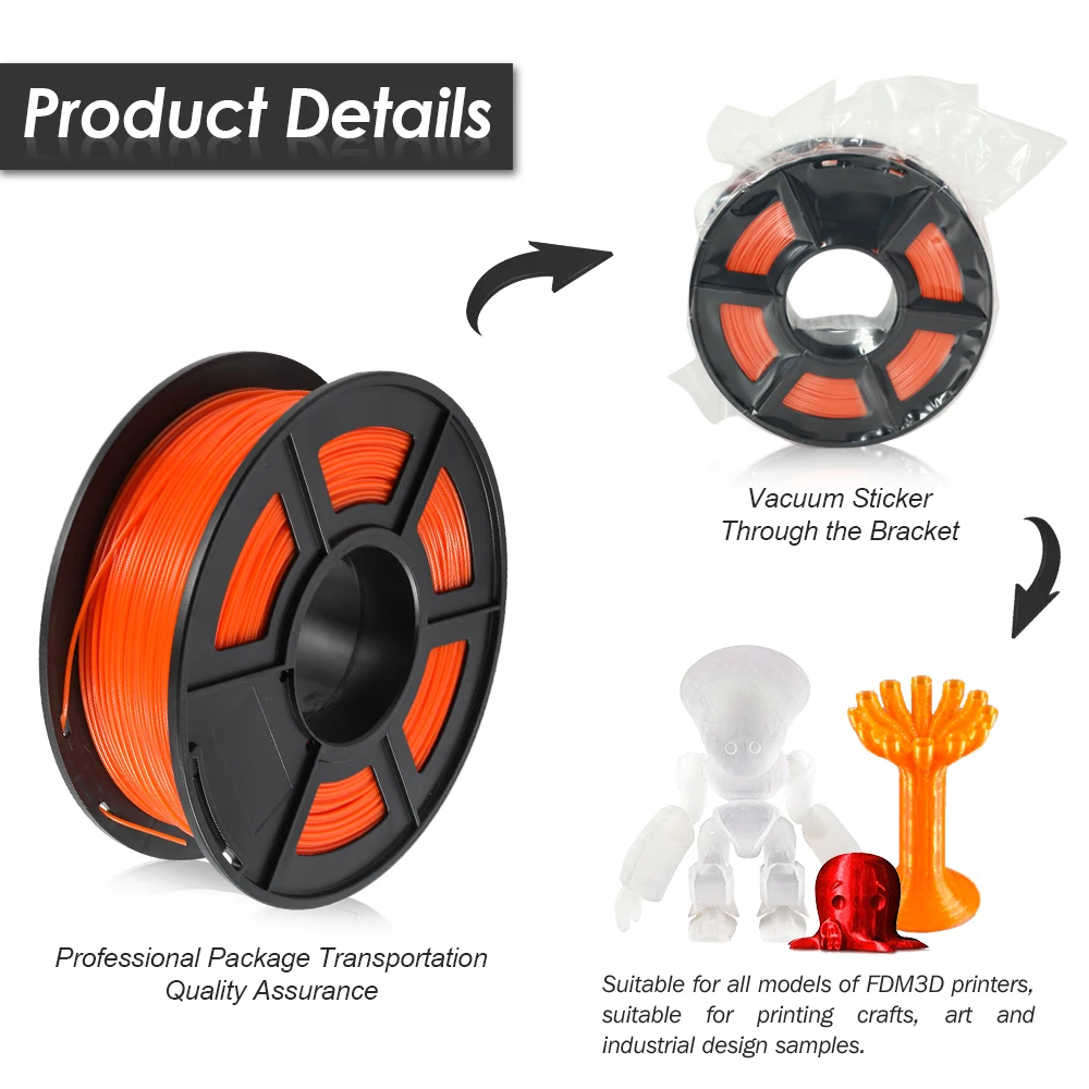 PETG принтеры нити 1 75 мм кг 2.2lb3D катушка новые имеющиеся в наличии Поддержка