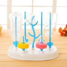 Useful Baby Bottle Dryer Rack Simple Tree Shape Cleaning Drying Rack Shelf Kitchen Feeding Holder Tools