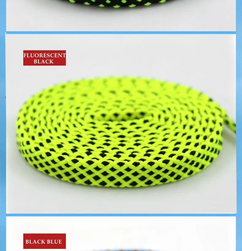 1 Paar Flache Zweifarbige Schnürsenkel für Sneakers Polyester Karierte Doppelschichtige Hohlschnürsenkel für Schuhe Sport Tennis Schnürsenkel – Detail 16