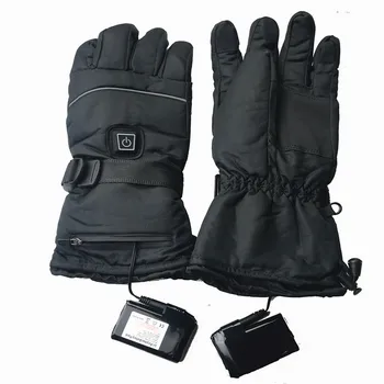

1 Pair USB Hand Warmer Electric Thermal Gloves Waterproof Heated Gloves Battery Powered For Motorcycle Outdoor Ski Gloves winter