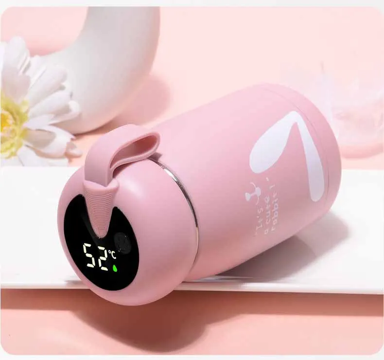 Bunny LED Display Thermos Vacuum Flasks - 17 - Kawaii Mix