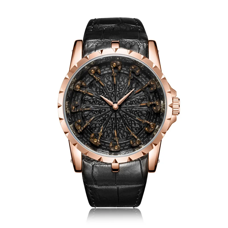 ONOLA мужские часы Топ бренд Роскошные наручные часы для мужчин s подарки модные кварцевые часы кожаный ремешок часы Relojes Para Hombre ON3809
