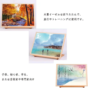 

Adjustable Wooden Art Drawing Board Table Canvas Workstation Wood Desk Easel