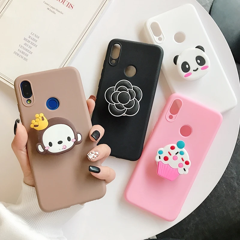 Cute Soft Cover for Samsung Galaxy J8 J2 J3 J5 J7 J6 J4 Plus Core Prime 2015 2016 2017 2018 Cartoon Silicone Phone Holder Case