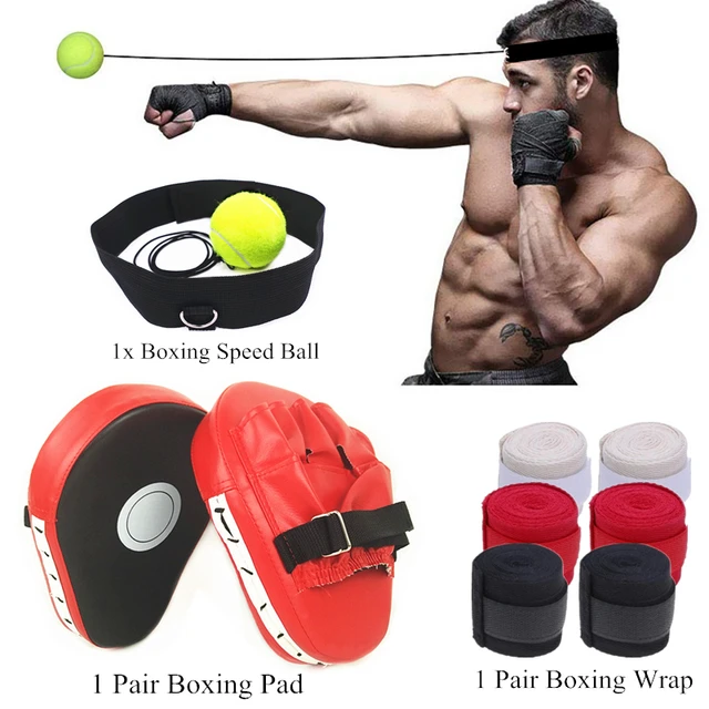 Boxing Reflex Speed Punch Ball MMA Sanda Boxer Raising Reaction Force Hand  Eye Training Set Stress Gym Boxing Muay Thai Exercise - AliExpress