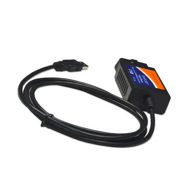 Автомобильный диагностический интерфейс ELM327 USB V1.5 OBD2 сканер ELM 327 в 1 5 OBDII